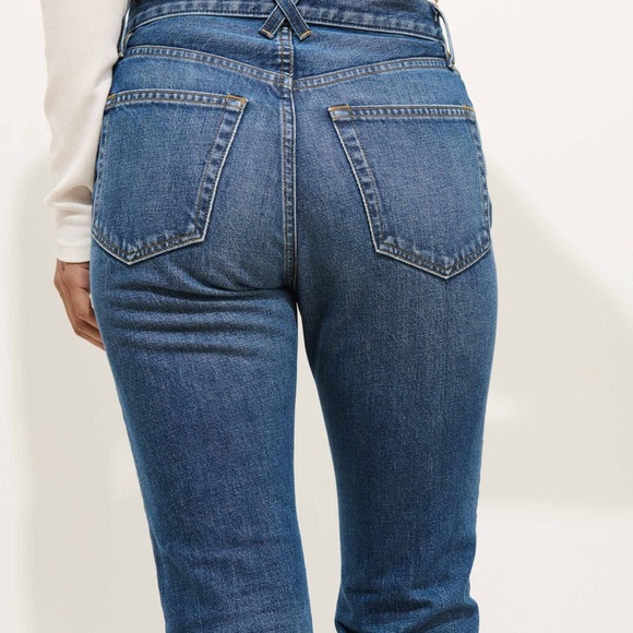 Women’s Alex Mill - Bev Mid Rise Relaxed  Straight Denim Jeans - Picture 5 of 6